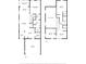 Detailed floor plan showcasing the layout of this two-story home at 3000 Jacob Crossing Ln, Holiday, FL 34691