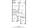 A floorplan of a 1258 square foot residence at 3709 Greenery Ct # 209, Tampa, FL 33618