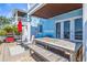 Cozy outdoor patio with a dining area, perfect for gatherings and enjoying outdoor living at 5003 Starfish Dr Se # B, St Petersburg, FL 33705