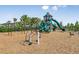 Community playground featuring slides, swings, and climbing structures surrounded by a safety surface at 5059 Bromeliad Ave, Wimauma, FL 33598