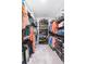 Neatly arranged walk-in closet with ample storage, shelving, and rods for clothing, shoes, and accessories at 5059 Bromeliad Ave, Wimauma, FL 33598