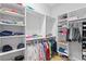Spacious walk-in closet includes custom shelving, hanging rods, and organizers for optimal storage and convenience at 1008 S Armenia Ave # A, Tampa, FL 33629