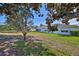 White home exterior with large backyard and mature trees at 1016 Mcdaniel St, Sun City Center, FL 33573