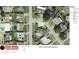 Aerial view showing property lines, street names, and neighborhood details, offering a comprehensive overview of the real estate location at 1155 Royalwood Dr, Holiday, FL 34690