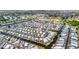 Wide angle aerial view of a waterfront community and its canal system at 119 E Saint Johns Way, Apollo Beach, FL 33572
