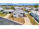 Aerial view of a waterfront home featuring well-maintained exterior and waterfront access at 119 E Saint Johns Way, Apollo Beach, FL 33572