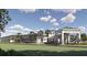 Long exterior view of a commercial building with palm trees and bright skies at 12716 Lily Quartz Loop, Parrish, FL 34219