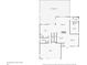 First floor plan displaying the layout of the kitchen, Gathering room, and garage at 12712 Stanwyck Cir, Tampa, FL 33626