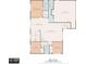 Detailed floor plan showcasing the layout of the 1377 sq ft home, including the kitchen, living room, and bedrooms at 1710 Hibiscus N Cir, Oldsmar, FL 34677
