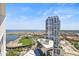 Breathtaking coastal views from the condo building overlooking the city, ocean, and nearby landmarks at 175 1St S St # 2603, St Petersburg, FL 33701