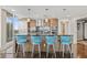 Well-appointed kitchen featuring modern cabinets, stainless steel appliances, and stylish counter seating at 175 1St S St # 2603, St Petersburg, FL 33701