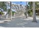Inviting outdoor walkway with shade structure and palm trees, perfect for a leisurely stroll at 175 1St S St # 2603, St Petersburg, FL 33701