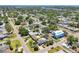 A beautiful neighborhood showcasing manicured lawns and tree-lined streets with a glimpse of the ocean in the background at 4091 Cherry Ne St, St Petersburg, FL 33703