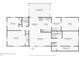 Detailed floor plan showcasing the layout, dimensions, and features of the property's rooms at 4091 Cherry Ne St, St Petersburg, FL 33703