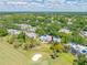 Birds eye view of a condo community nestled in lush greenery and a golf course at 4212 Fairway Cir, Tampa, FL 33618