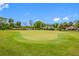 Fairway view of the golf course and putting green on a sunny day at 4212 Fairway Cir, Tampa, FL 33618