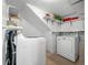 Functional laundry room with washer and dryer, offering convenient space at 4212 Fairway Cir, Tampa, FL 33618