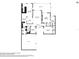 Floor plan displaying the layout of the home, including the dimensions of the bedrooms, bathrooms, and kitchen at 5335 Sand Crane Ct, Wesley Chapel, FL 33543