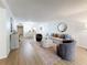 Open-concept living area seamlessly connects living, dining, and kitchen spaces at 5890 38Th N Ave # 305, St Petersburg, FL 33710