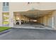 Spacious parking garage with ample parking for residents and guests, offering convenience and protection at 6205 Shoreline Dr # 1204, St Petersburg, FL 33708