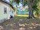 Spacious backyard with chain link fence and room for outdoor activities at 6350 55Th N Ave, St Petersburg, FL 33709