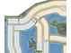 Plot map highlighting lot location and proximity to community amenities and waterways at 735 Sky Shade Dr, Apollo Beach, FL 33572