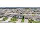 Community aerial view highlighting the neighborhood layout and manicured lawns at 754 8Th Nw St, Ruskin, FL 33570
