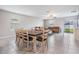 Bright open dining room with view to the living room and backyard at 754 8Th Nw St, Ruskin, FL 33570