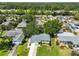 Property surrounded by mature trees and well-maintained lawns, offering a serene and private setting at 7542 20Th N St, St Petersburg, FL 33702