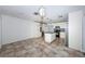 Open concept kitchen with an island and adjoining living area at 8054 38Th N Ave, St Petersburg, FL 33710