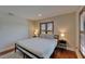 Bright bedroom with shutters and a cozy bed frame at 9118 Brunswick Ln, Tampa, FL 33615