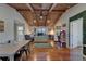 Bright living area with hardwood floors, vaulted ceiling and stylish furnishings at 9118 Brunswick Ln, Tampa, FL 33615