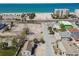 Aerial view showcasing this property's proximity to beaches and local buildings at 101 146Th Ave, Madeira Beach, FL 33708