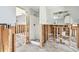 Bathroom featuring shower, vanity, and exposed framing, ready for customization at 101 146Th Ave, Madeira Beach, FL 33708