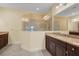 Bathroom with granite countertops, and a glass-enclosed shower at 13611 Circa Crossing Dr, Lithia, FL 33547