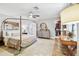 Spacious main bedroom with a bed, decor, and ensuite bathroom at 201 Gornto Lake Rd, Brandon, FL 33510