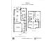 The Heron floor plan featuring 4 bedrooms, 3.5 bathrooms, and a 2 car garage across two floors at 2525 Mario Way, Clearwater, FL 33761