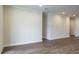 Bright living room with hardwood floor and base molding at 2529 Mario Way, Clearwater, FL 33761