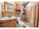 Bathroom offers a shower and single sink at 2700 Bayshore Blvd # 542, Dunedin, FL 34698