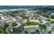 An aerial view capturing the essence of the community with lush greenery and picturesque homes at 2971 Estancia Blvd # 328, Clearwater, FL 33761