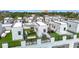 Aerial view of community featuring rooftop patios with outdoor seating and city views at 4215 W North A St # 3, Tampa, FL 33609