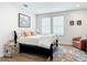 Cozy bedroom features a comfortable bed, large windows, and stylish decor at 4215 W North A St # 3, Tampa, FL 33609