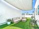 Rooftop deck featuring outdoor seating, dining, and privacy shade at 4215 W North A St # 3, Tampa, FL 33609