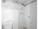 A well-maintained basement bathroom featuring minimalist fixtures and a functional design at 4920 Zodiac Ave, Holiday, FL 34690