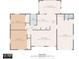Detailed floor plan showcasing the layout of the home, including room dimensions and total square footage at 4920 Zodiac Ave, Holiday, FL 34690