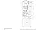 Detailed first floor plan showing living spaces, kitchen, garage and primary suite at 582 53Rd N Ave, St Petersburg, FL 33703