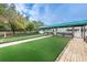 A beautifully manicured bocce ball court for residents to enjoy at 617 Glastonbury Ct, Spring Hill, FL 34609