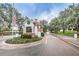 Entrance to community with guard house at 617 Glastonbury Ct, Spring Hill, FL 34609