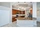 Modern kitchen with stainless steel appliances and granite countertops at 617 Glastonbury Ct, Spring Hill, FL 34609