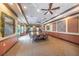 Large meeting room for events with neutral decor and comfortable seating at 617 Glastonbury Ct, Spring Hill, FL 34609